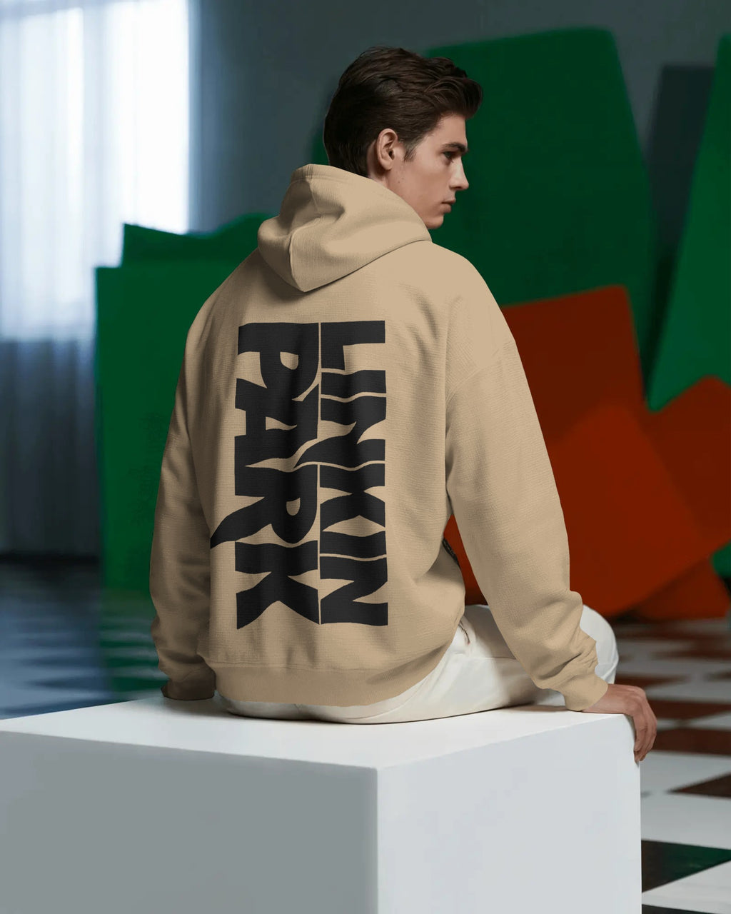 LP Signature Edition Beige Luxe Hoodie from Nitorious Atelier