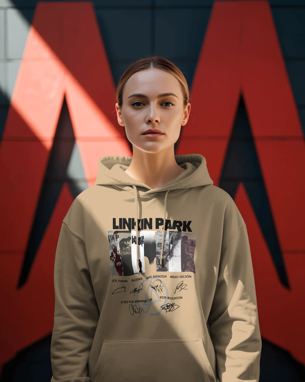 LP Signature Edition Beige Luxe Hoodie from Nitorious Atelier