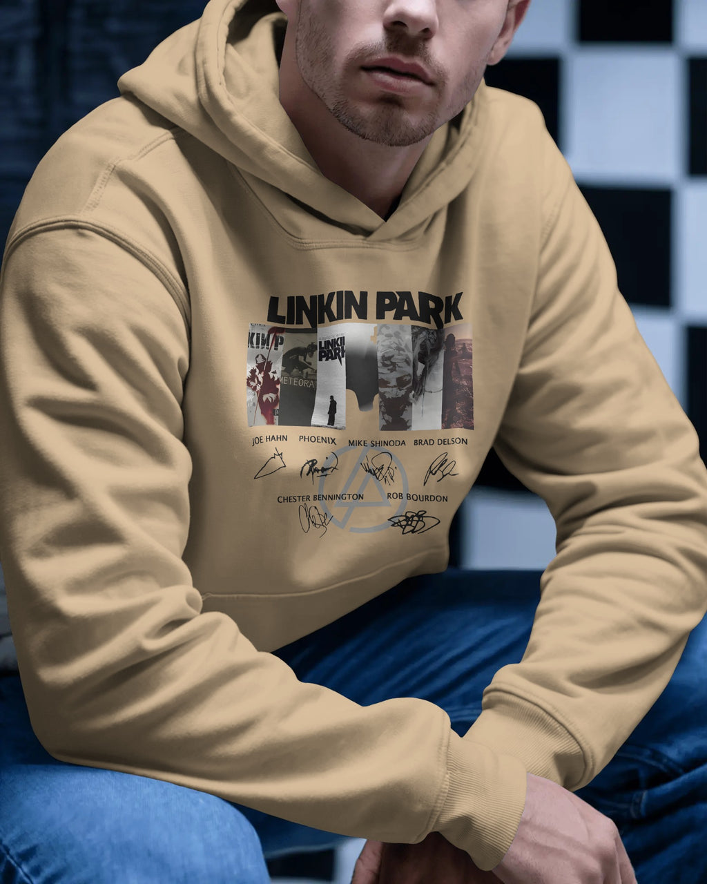 LP Signature Edition Beige Luxe Hoodie from Nitorious Atelier