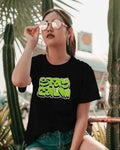 Stay Calm Oversized Black T-shirt
