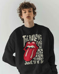 The Rolling Stones Black Luxe Sweatshirt