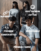 Oversized Tie & Dye T-shirt- Dark Blue