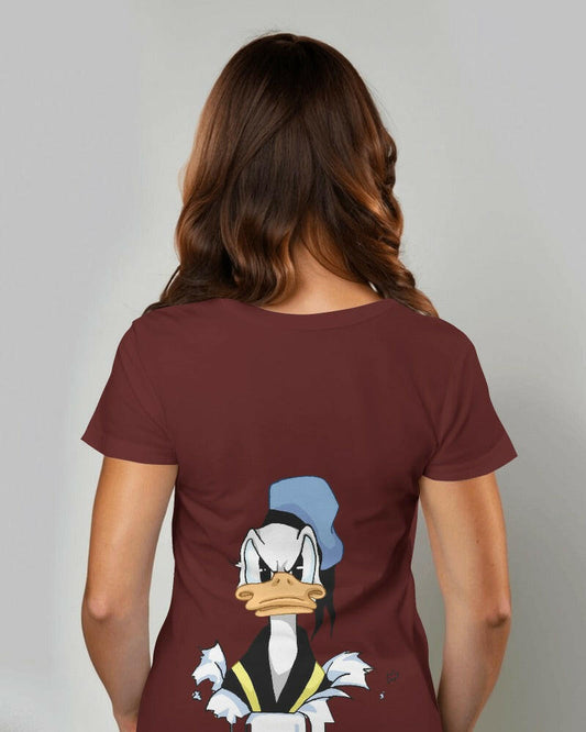 Nitorious Atelier's regular fit tee, featuring Donald Duck print, combines comfort and style effortlessly