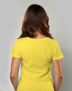 Yellow Regular Fit Tee T-shirt