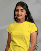 Yellow Regular Fit Tee T-shirt