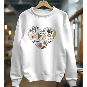 Nitorious Atelier White Harry Potter Luxe Sweatshirt