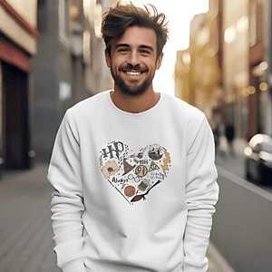 Nitorious Atelier White Harry Potter Luxe Sweatshirt