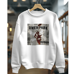 Nitorious Atelier White Linkin Park Luxe Sweatshirt