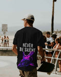 Wolf Oversized Black T-shirt