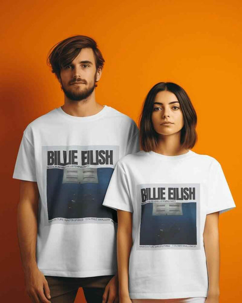 Billie Eilish Oversized White T-shirt