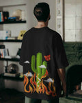 Cactus Jack Oversized Black T-shirt