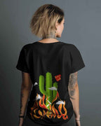 Cactus Jack Oversized Black T-shirt