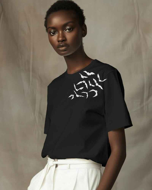 BAT Oversized Black T-shirt