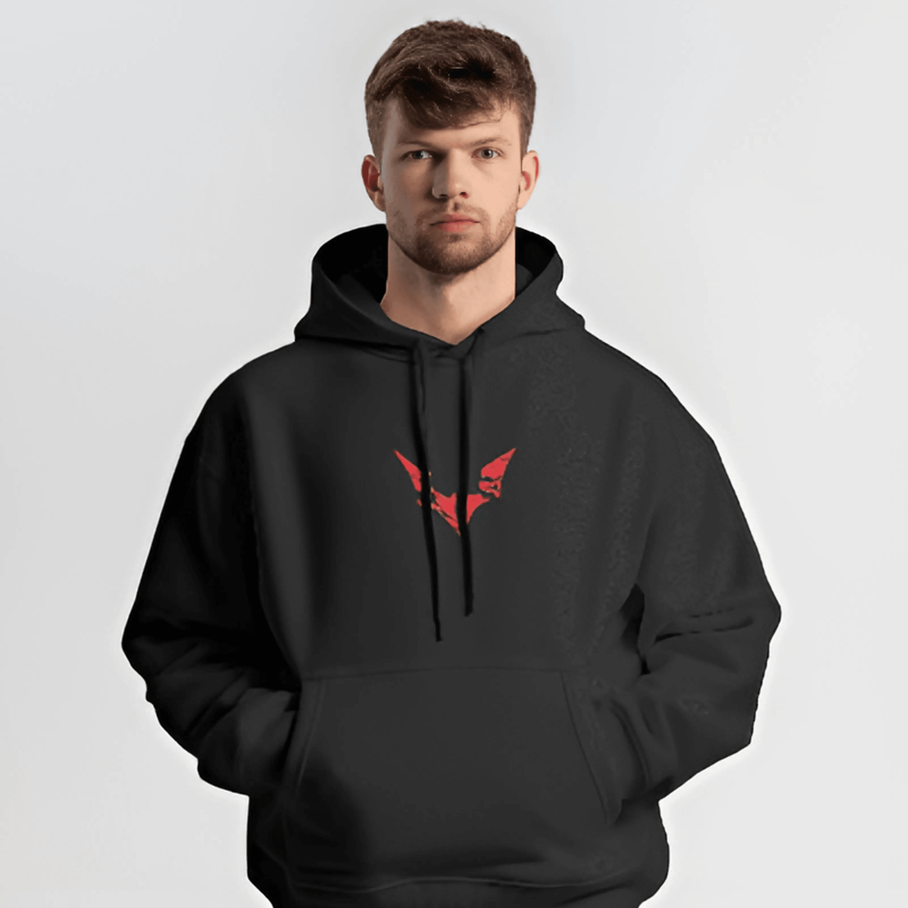 Nitorious Black Batman Luxe Hoodie