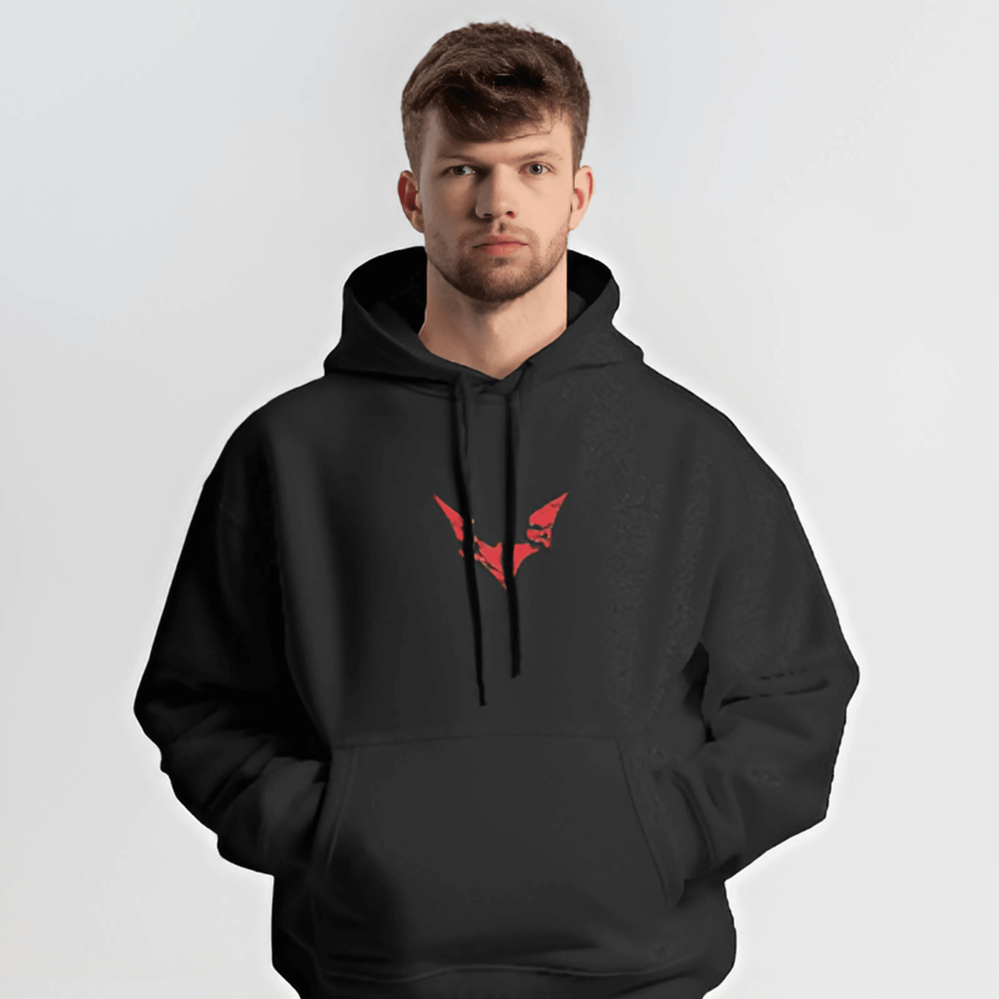 Nitorious Black Batman Luxe Hoodie.