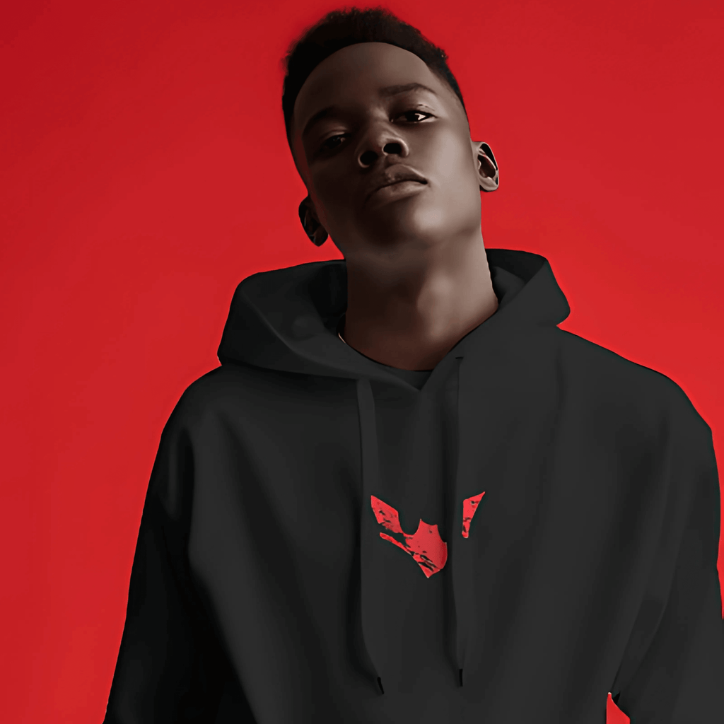 Nitorious Black Batman Luxe Hoodie.