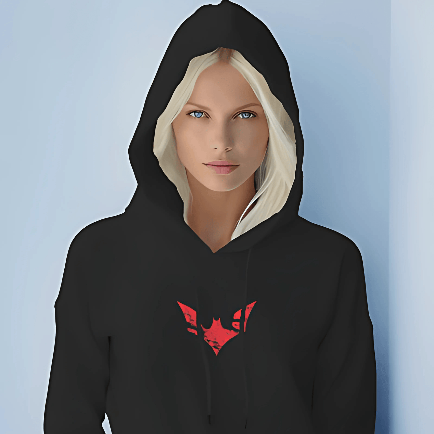 Nitorious Black Batman Luxe Hoodie