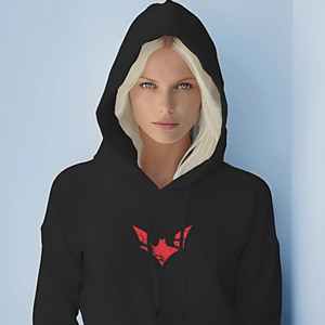Nitorious Black Batman Luxe Hoodie