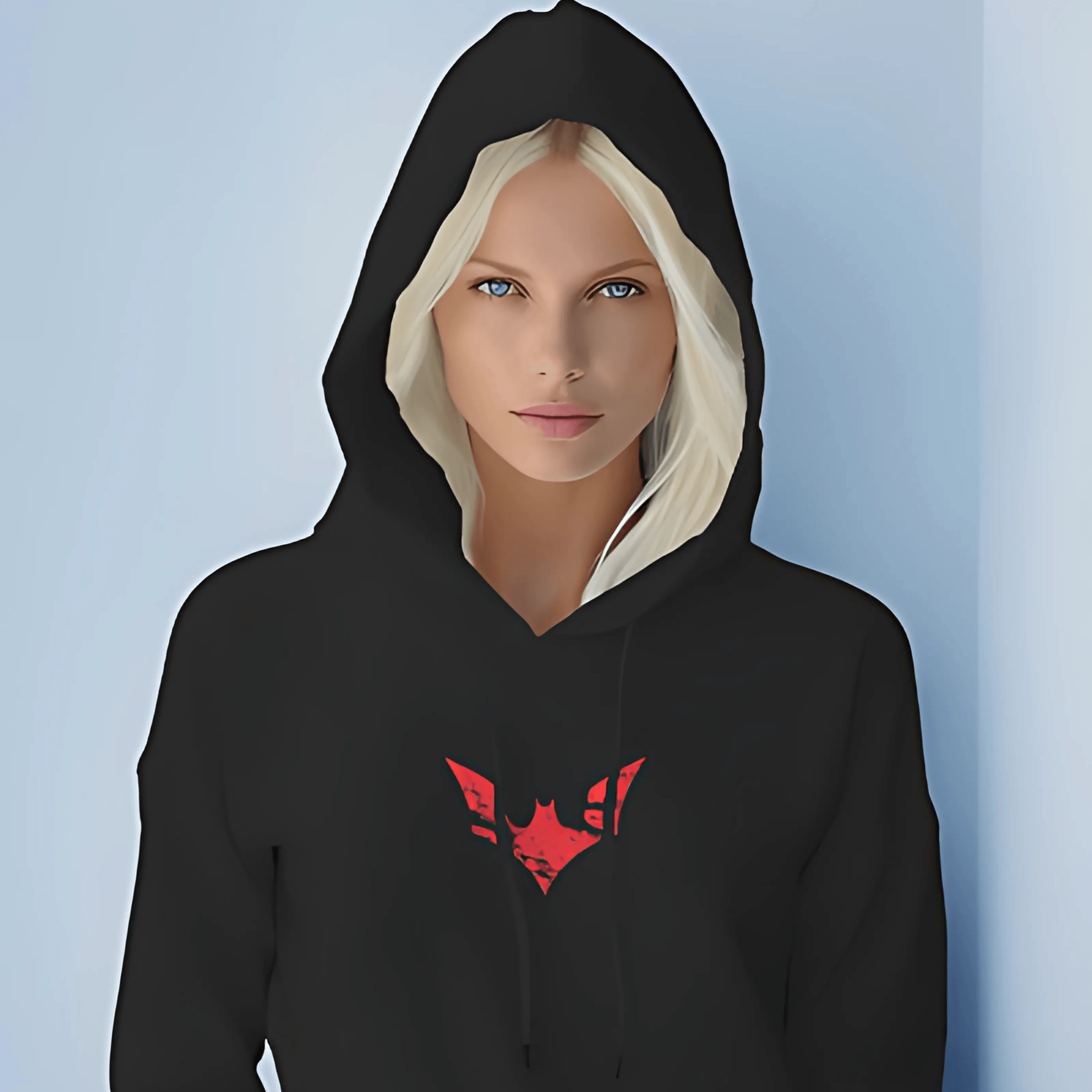 Nitorious Black Batman Luxe Hoodie.