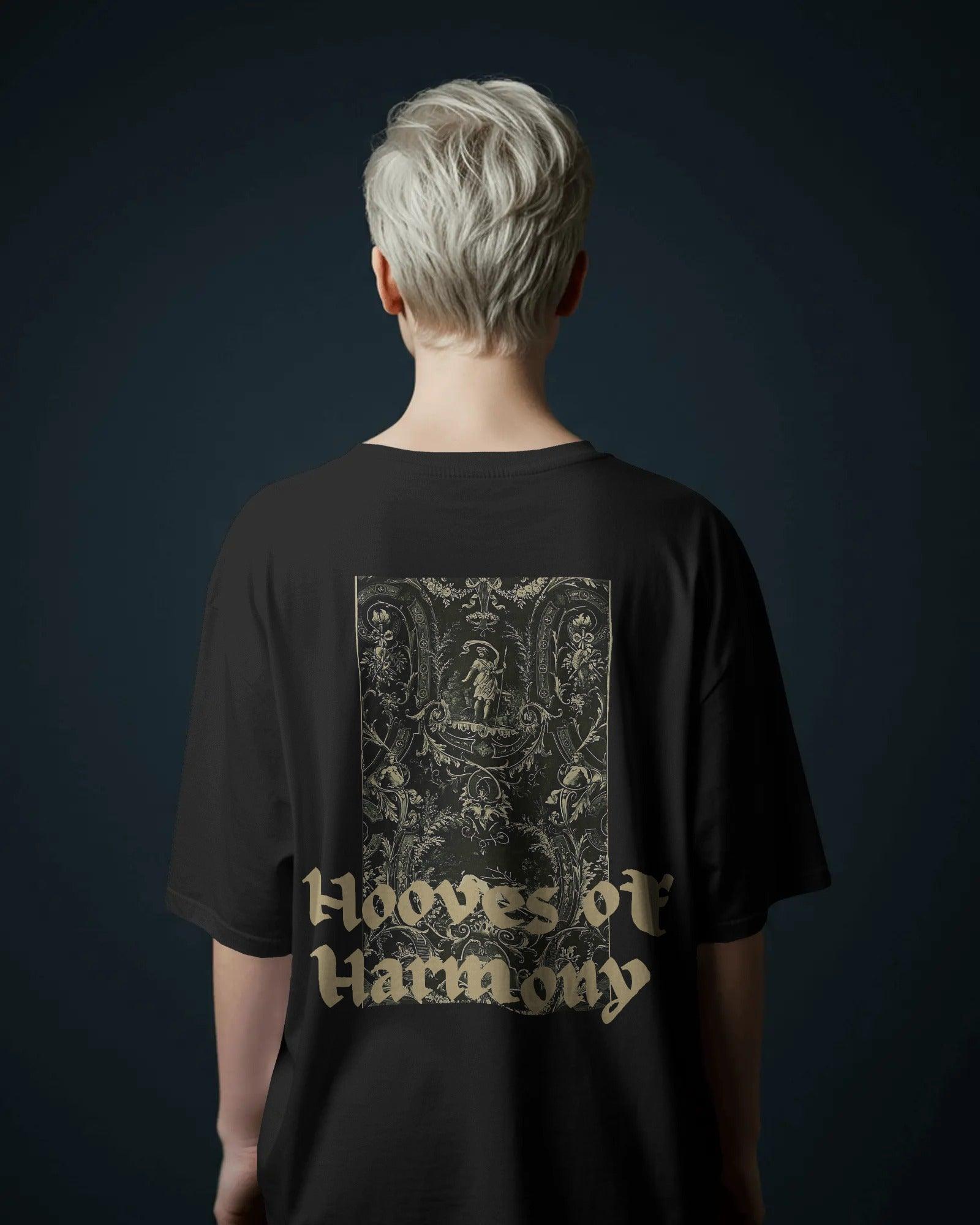 Nitorious Black Harmony Kilim Oversized Tshirt