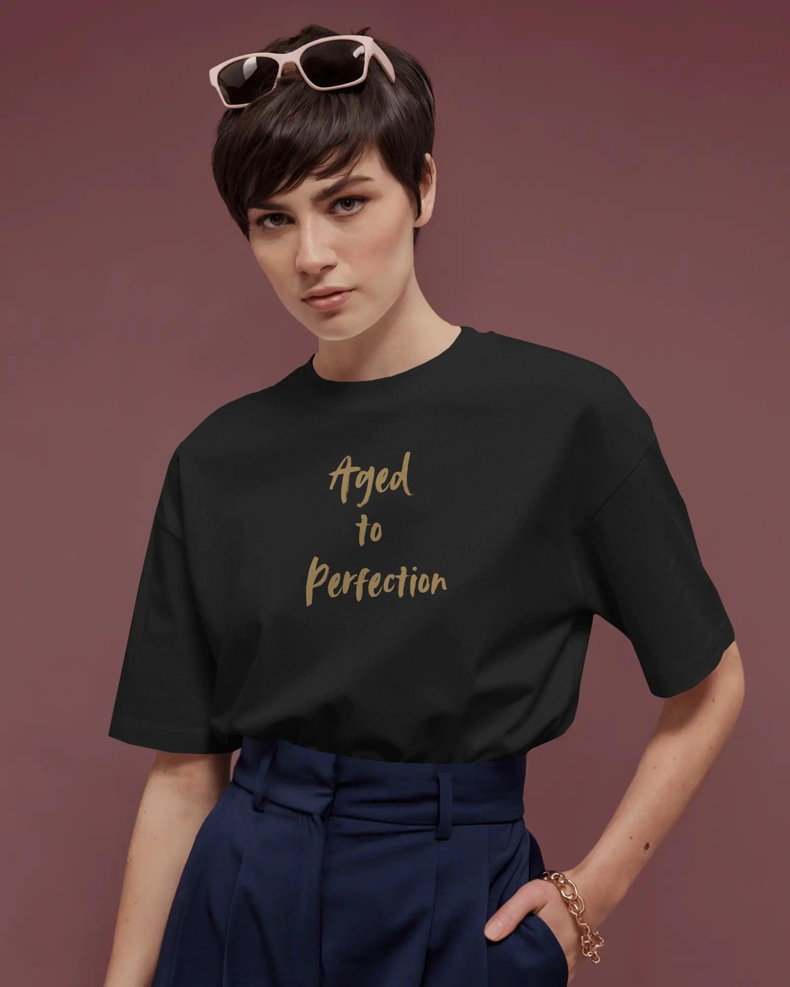 Kilin Black Oversized T-shirt by Nitorious Atelier, crafted from premium cotton. Features a bold front graphic with a relaxed fit for ultimate comfort and streetwear appeal.
