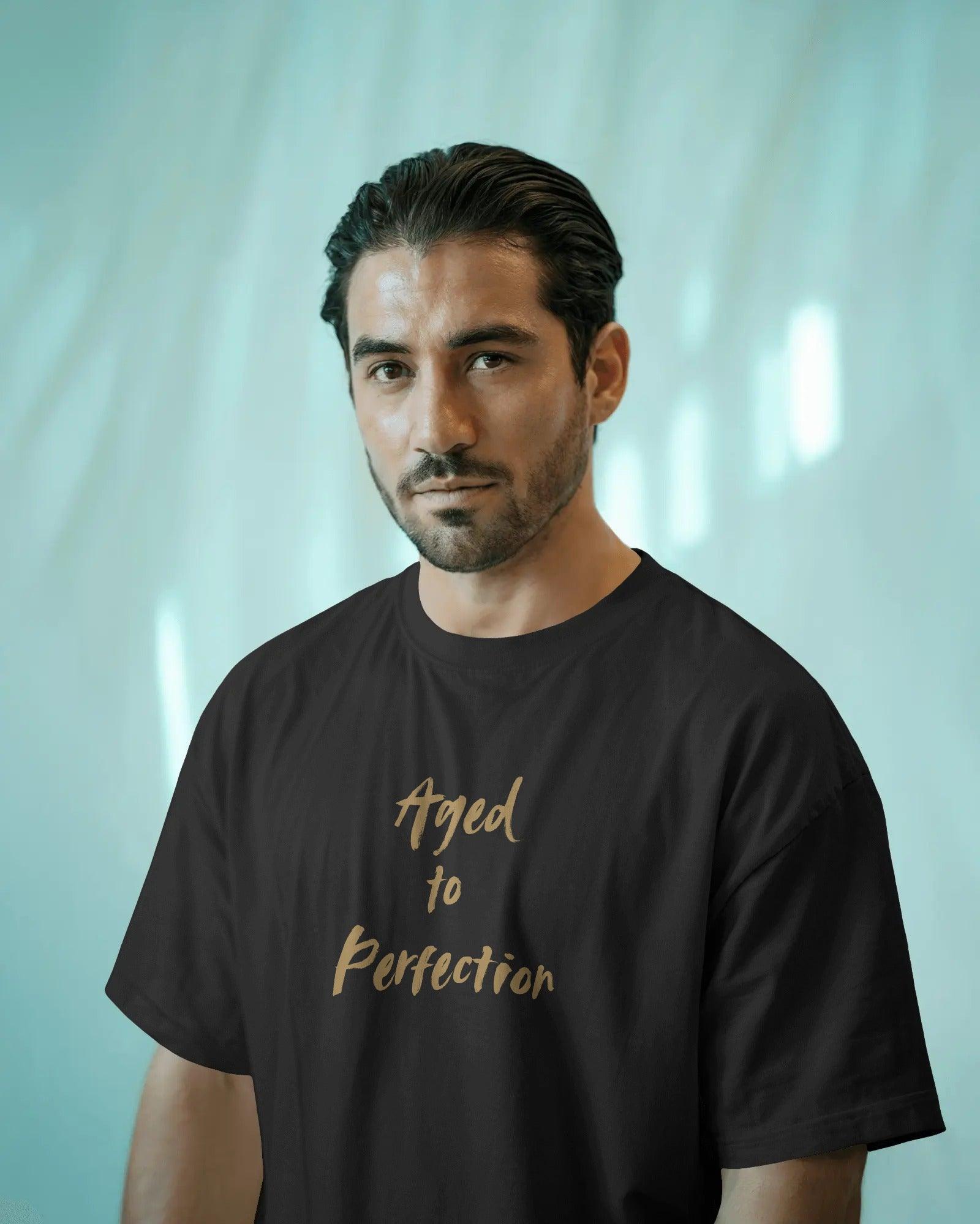 Kilin Black Oversized T-shirt by Nitorious Atelier, crafted from premium cotton. Features a bold front graphic with a relaxed fit for ultimate comfort and streetwear appeal.