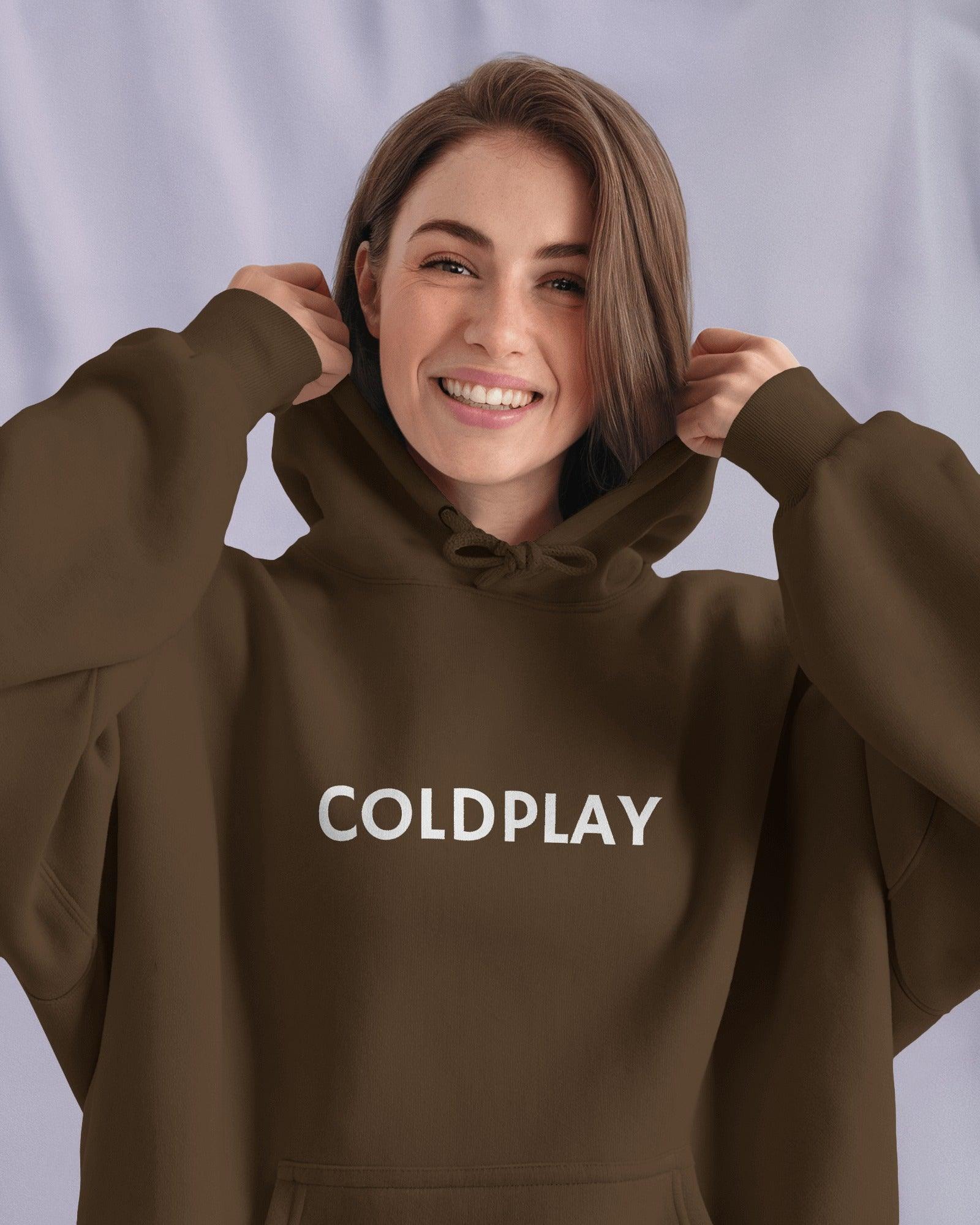 Brown luxe hoodie from Nitorious Atelier featuring an elegant Coldplay-inspired graphic print. Crafted from premium cotton fleece, this hoodie offers superior warmth, comfort, and a sophisticated style for music enthusiasts.