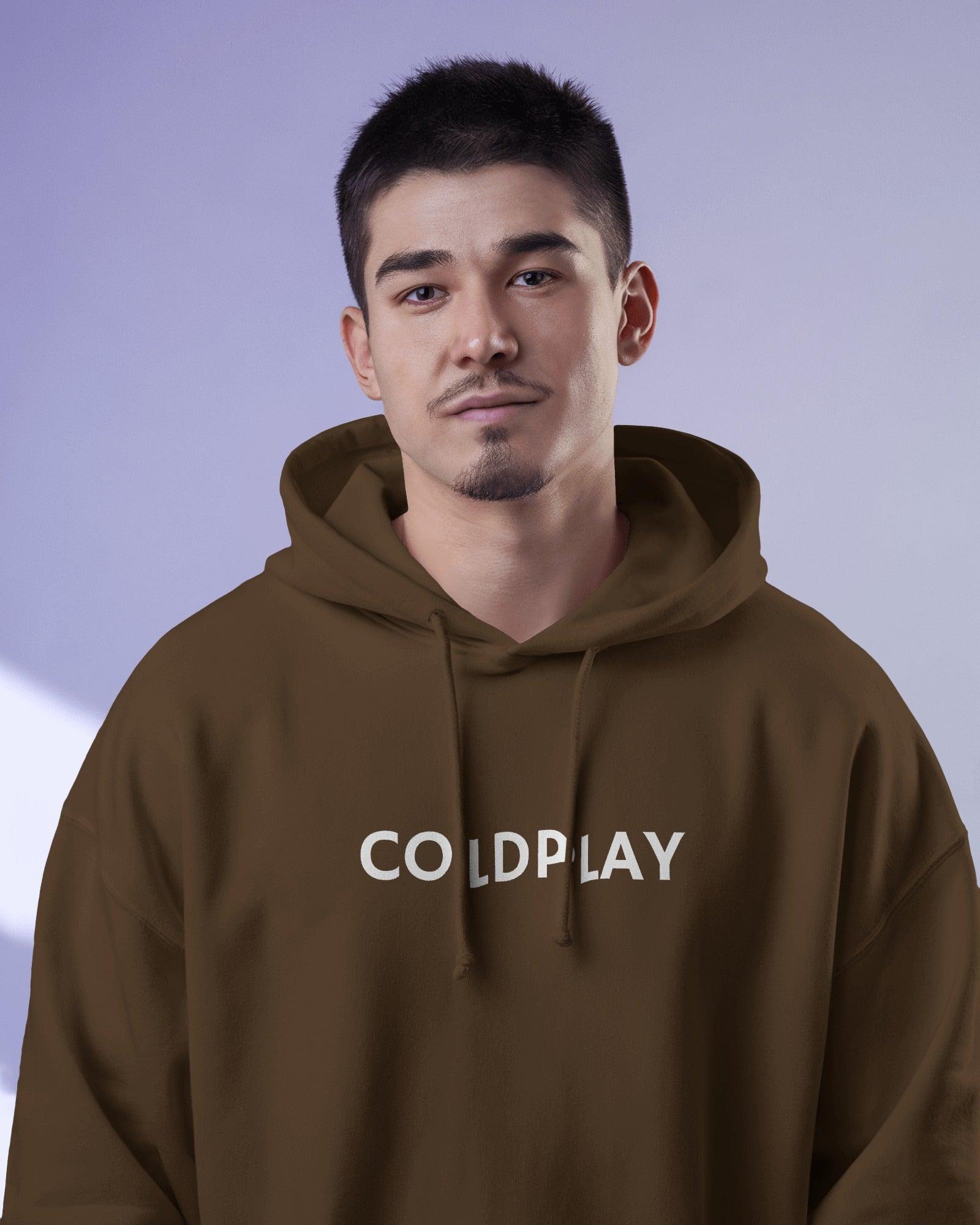 Brown luxe hoodie from Nitorious Atelier featuring an elegant Coldplay-inspired graphic print. Crafted from premium cotton fleece, this hoodie offers superior warmth, comfort, and a sophisticated style for music enthusiasts.