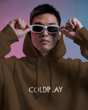 Nitorious Brown COLDPLAY SONGS Luxe Hoodie