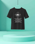 Indian Air Force Regular Fit Black T-shirt