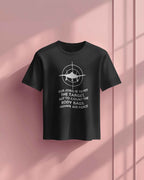 Indian Air Force Regular Fit Black T-shirt