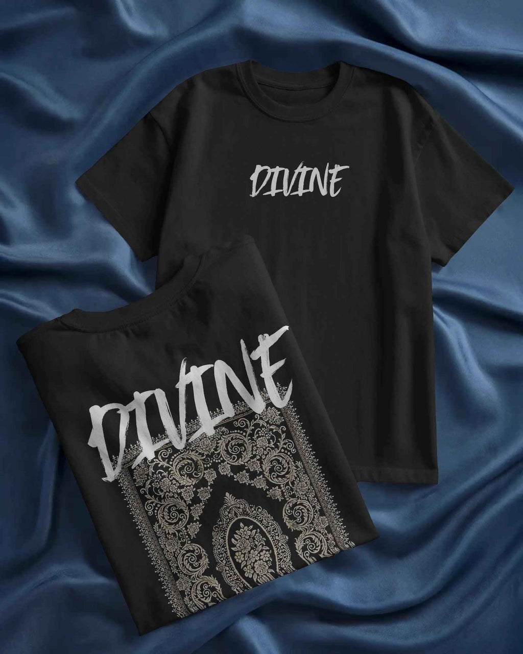 Nitorious Kilim Oversized Black Tshirt