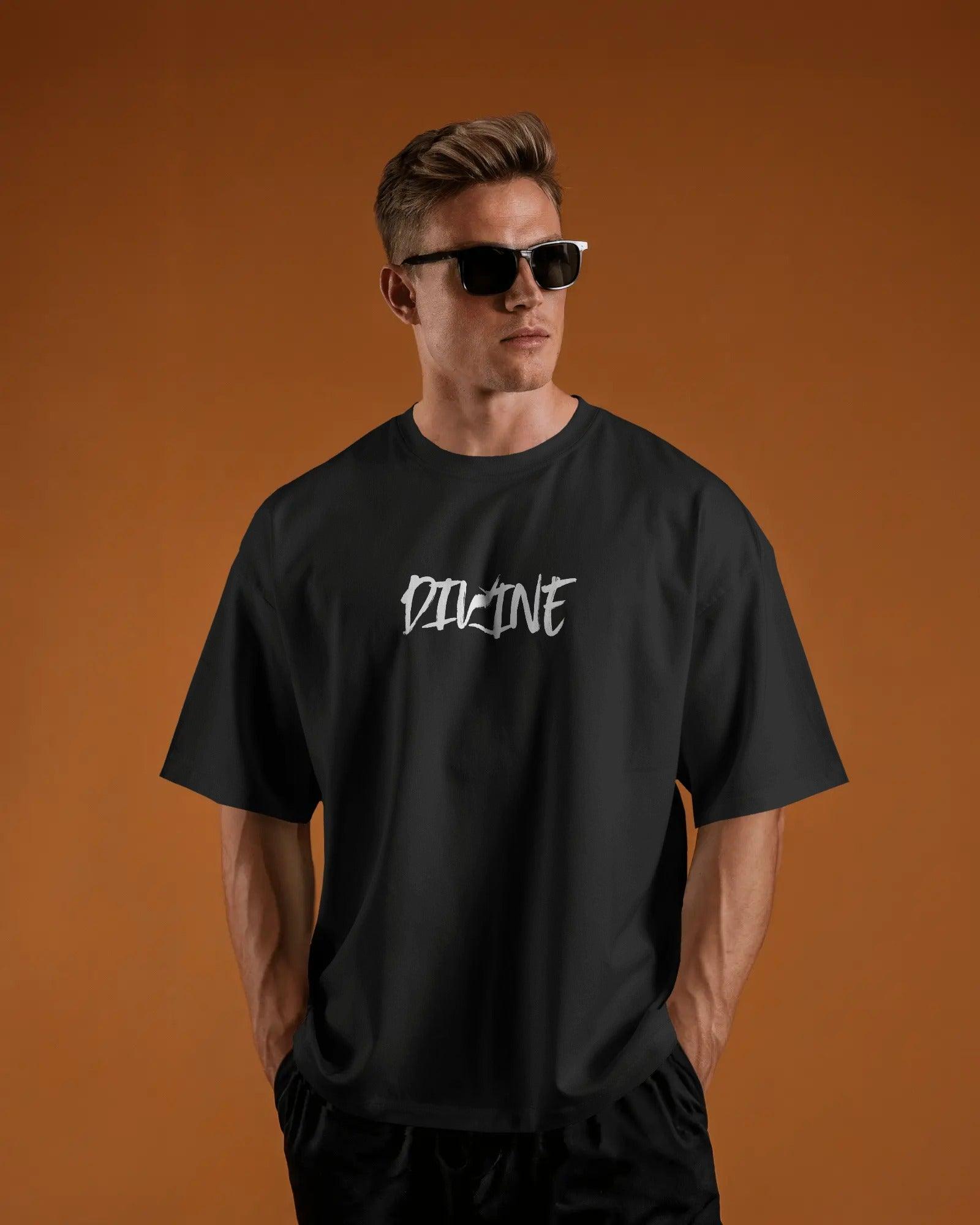 lack oversized Kilim Divine t-shirt from Nitorious Atelier featuring a bold ethnic-inspired print. Crafted from premium cotton for standout comfort and style