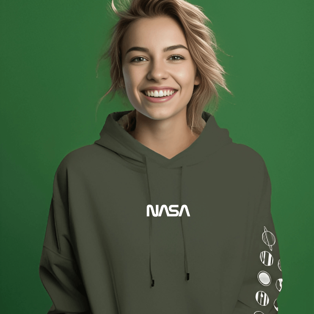 Nitorious Olive NASA Luxe Hoodie.