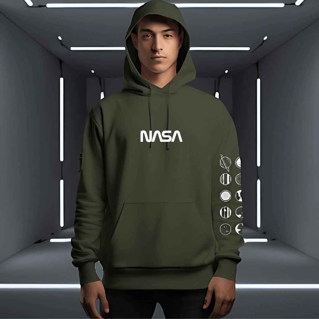 Nitorious Olive NASA Luxe Hoodie.