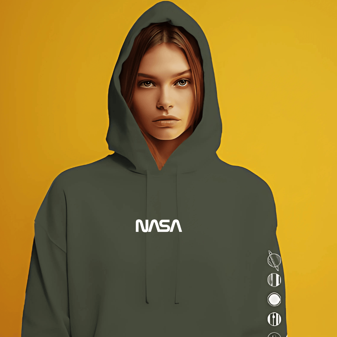 Nitorious Olive NASA Luxe Hoodie.