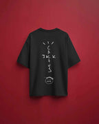 Nitorious Travis Scott Oversized Black Tshirt