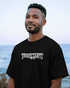 Nitorious Travis Scott Oversized Black Tshirt