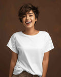White Regular Fit Tee T-shirt