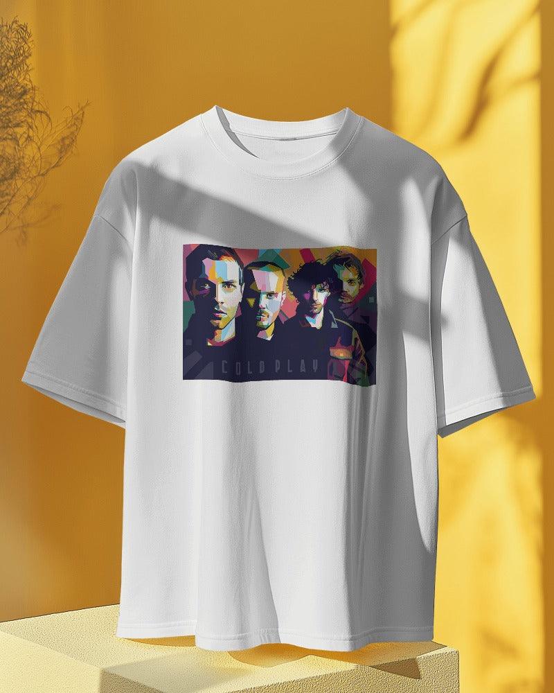 Nitorious Atelier Coldplay t-shirt featuring a vibrant, artistic design inspired by the band's iconic album art. Made from premium cotton, this regular fit t-shirt offers comfort, durability, and a stylish way to showcase your love for Coldplay.