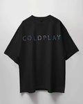 Coldplay Regular Fit Black  T-shirt- Made On Order