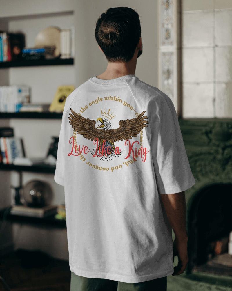 King Graphic Printed Oversized T-Shirt