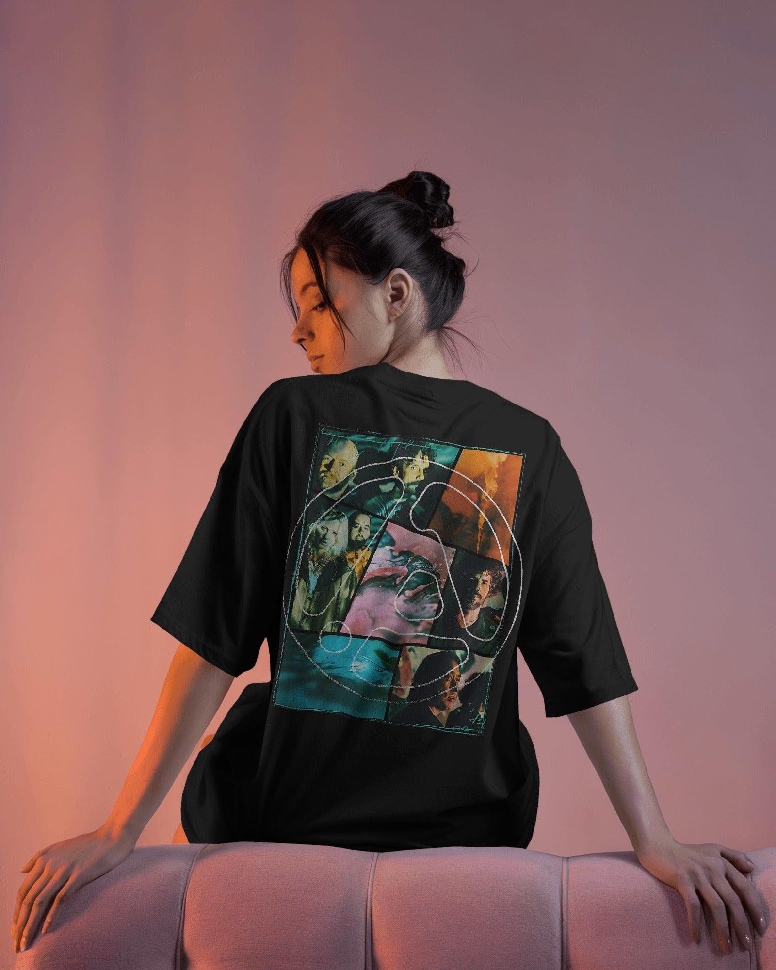 Black t-shirt from Nitorious Atelier featuring a bold 'Linkin Park From Zero' graphic print. Made from premium cotton, this t-shirt offers a comfortable fit with a striking design inspired by the iconic band.