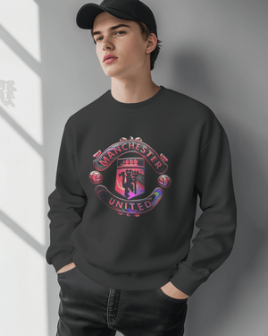 Manchester United Black Luxe Sweatshirt