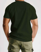 Mountains Regular Fit Pine Green T-shirt