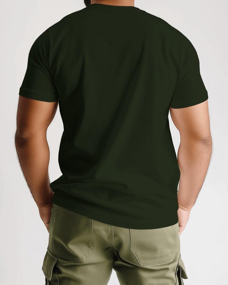 Mountain green regular fit t-shirt from Nitorious Atelier. Crafted from premium cotton, this t-shirt combines comfort with a stylish, nature-inspired hue, ideal for everyday wear.