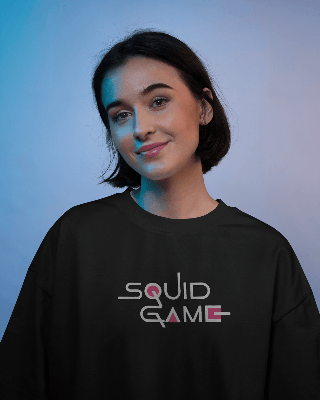 Black oversized Squid Game-themed tshirt from Nitorious Atelier featuring a bold graphic inspired by the iconic series. Made from premium cotton, this tshirt offers ultimate comfort and a trendy, relaxed fit.