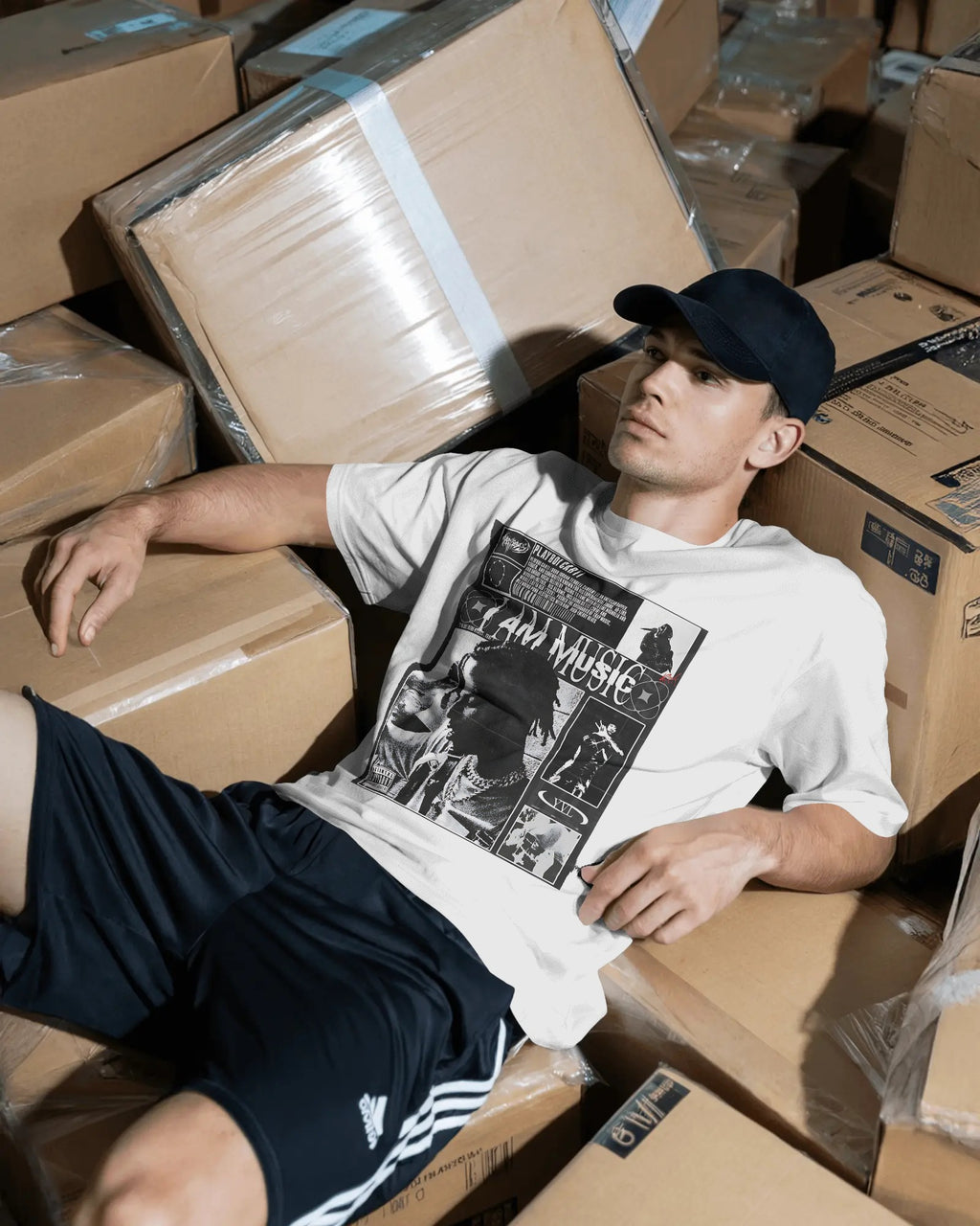 Playboi Carti Music India Concert Oversized white Tshirt Buy Nitorious Atelier