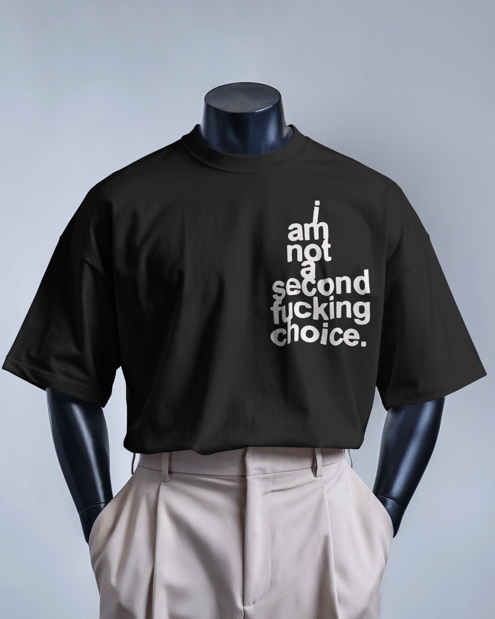 Oversized t-shirt featuring the bold statement ‘Priority, Not an Option.’ A powerful reminder of self-worth, printed in a striking font for a confident streetwear look. Made from premium cotton for ultimate comfort and style.
