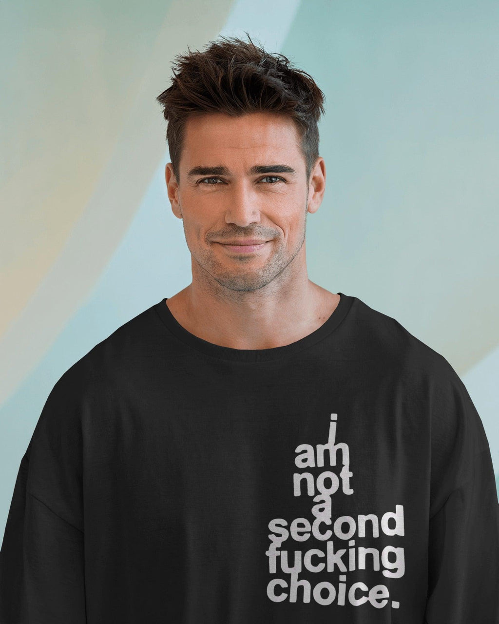 Oversized t-shirt featuring the bold statement ‘Priority, Not an Option.’ A powerful reminder of self-worth, printed in a striking font for a confident streetwear look. Made from premium cotton for ultimate comfort and style.